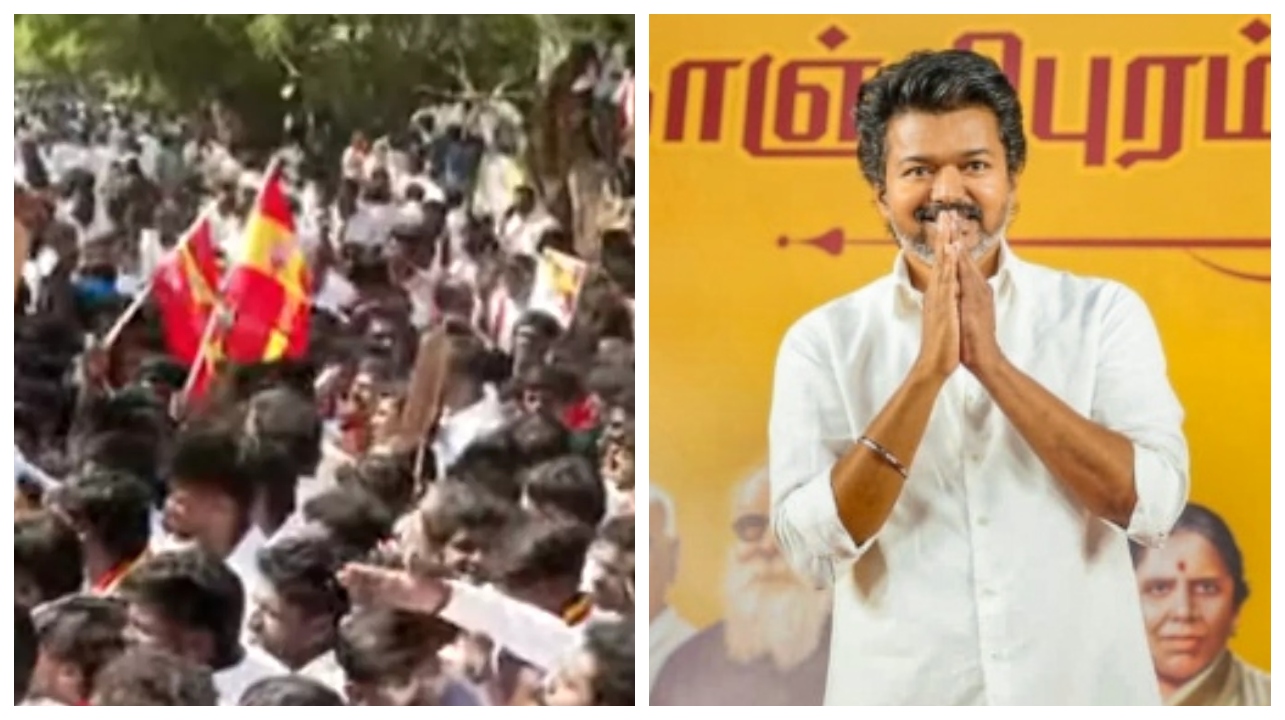 வெறும் 150 நிமிடம், 50,000 மனுக்கள் காலி… ஏமாற்றத்தில் தொண்டர்கள்… இரண்டரை மணி நேரத்தில் முடிவுக்கு வந்த த.வெ.க-வின் மனு விநியோகம்…!!!