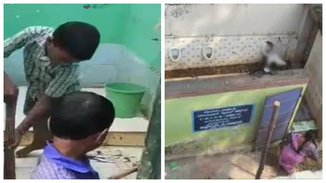 பகீர்: பள்ளியா? இல்ல பணிமனையா?” – சிவகங்கையில் அரசுப் பள்ளி மாணவர்களை கழிவறை கழுவ வைத்த அவலம்… அதிர்ச்சி வீடியோ..!!!
