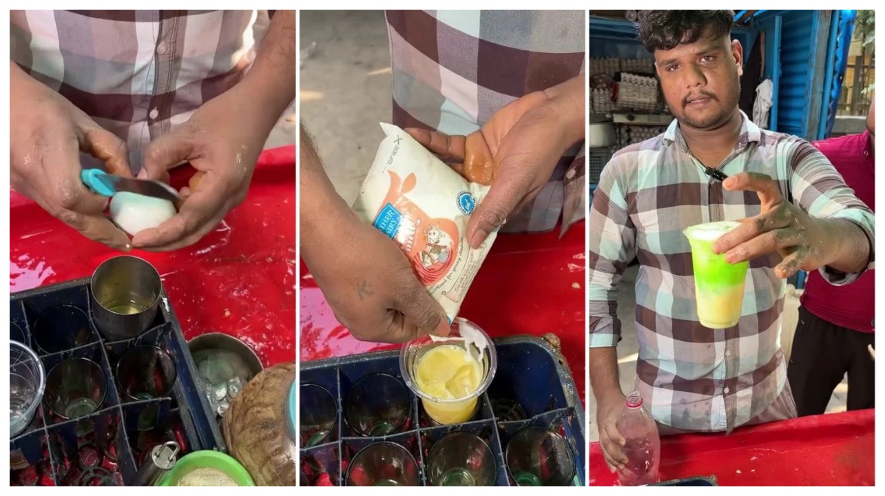 நேரடியா விஷத்தையே கொடுத்திடலாமே? – தெருவோரக் கடைக்காரரின் முட்டை சோடா பரிசோதனையும், பறக்கும் கமெண்ட்டுகளும்… வைரலாகும் வீடியோ…!!!