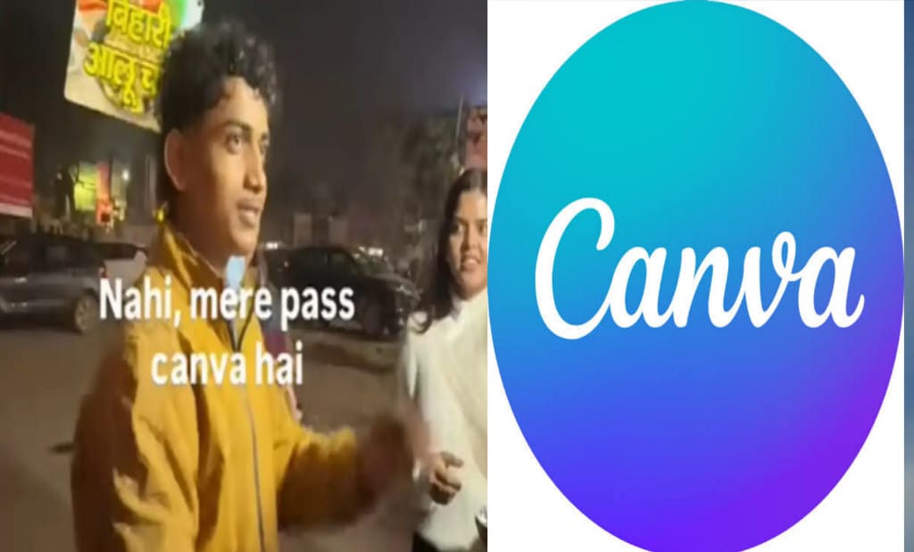 “வேண்டாம்.. என்கிட்டதான் Canva இருக்கே!” இளம்பெண்ணை ஒற்றை வார்த்தையில் ஆஃப் செய்த தெருவோர வியாபாரி.. வைரல் வீடியோ..!!