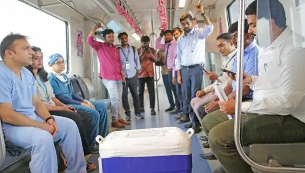 “டிராஃபிக் ஜாம் இனி தடையே இல்லை!” ரயிலில் வந்த இதயம்.. வெறும் 9 நிமிடத்தில் நடந்த மேஜிக்.. – உயிரைக் காப்பாற்றிய மெட்ரோவின் அதிரடி ஆக்ஷன்.. வியக்க வைக்கும் மருத்துவ சேவை..!!