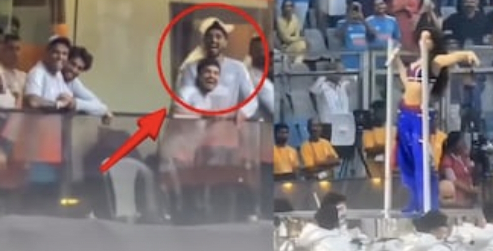 “நோரா நடனத்துல சூர்யா சொக்கி நின்னப்போ…. ஷாக் கொடுத்த மனைவி தேவிஷா” விழுந்து விழுந்து சிரிச்ச இஷான் கிஷன்…. வைரலாகும் வீடியோ….!!