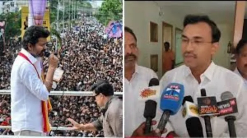 “விஜயை பார்த்து பயப்படுறாங்க!”.. அடுத்தடுத்து நெருக்கடியில் தவெக.. முன்னாள் அதிகாரி அருண்ராஜ் ஆவேசம்..!!!