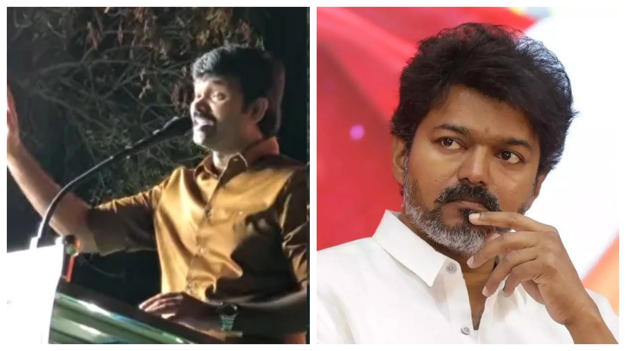விசில் அடித்த தவெக.. ஆவேசமான நாதக…! மேடையிலேயே விஜய் பற்றி பேசி சவால் விட்ட சாட்டை துரைமுருகன்… ரோட்டில் நடந்த பயங்கர மோதல்.. பரபரப்பு சம்பவம்…!!