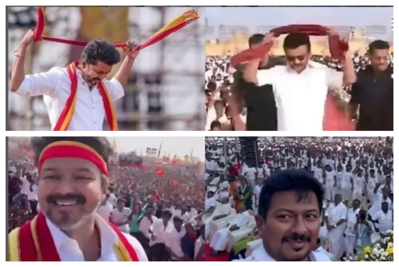 அதே டெய்லர், ஒரே வாடகை..! “உதயநிதியின் செல்ஃபி முதல்வரின் ஆடை வரை” … இவங்க விஜய் ஆகணும்னு ஆசைப்படுறாங்க… திமுகவை வச்சு செய்யும் TVK.. வீடியோ வைரல்..!