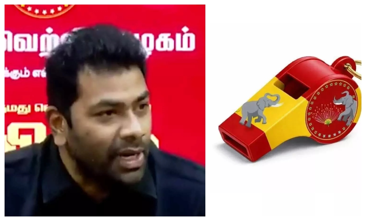 இனி சேப்பாக்கத்தில் விசிலுக்கு நோ என்ட்ரி..! “இனிமேல்  கண்டெக்டர், போலீஸ் கூட விசில் அடிக்க கூடாதுன்னு சொல்லுவாங்க”… ஆதவ் அர்ஜூனா பரபர…!!