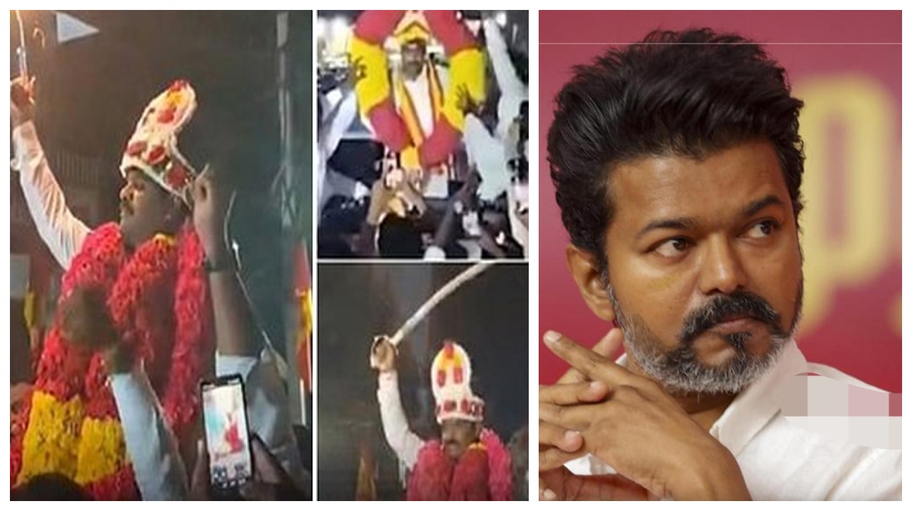 நடிகர் விஜய்க்கு அடுத்தடுத்து ஷாக்..! நடுரோட்டில் அட்டகாசம்… கத்தியை கையில் காட்டி… தவெக மா.செ உட்பட 50 பேர் மீது பாய்ந்தது வழக்கு… போலீஸ் அதிரடி..!!!