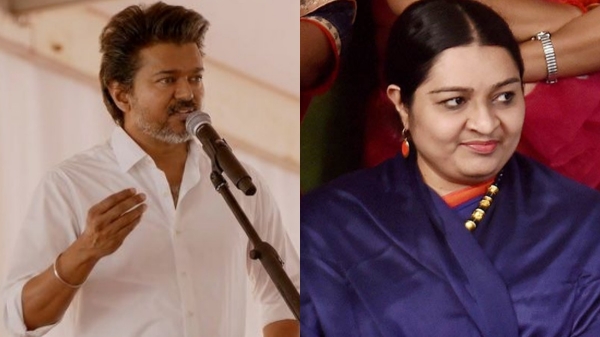 “விஜய் பேசுவது அச்சு அசல் அத்தை ஸ்டைல்” விஜய்க்கு கிரீன் சிக்னல் கொடுத்த ஜெ.தீபா….!!
