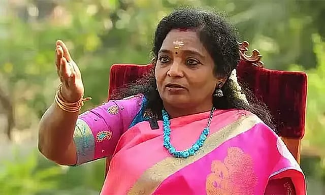 50,000 பேர் வாங்கிட்டு போனாங்க.. ஆனா 500 பேர் கூட வரல… கடும் மன அழுத்தத்தில் தவெக.. தோல்வி பயத்தில் அருண் ராஜ்… போட்டு தாக்கிய தமிழிசை..!!!