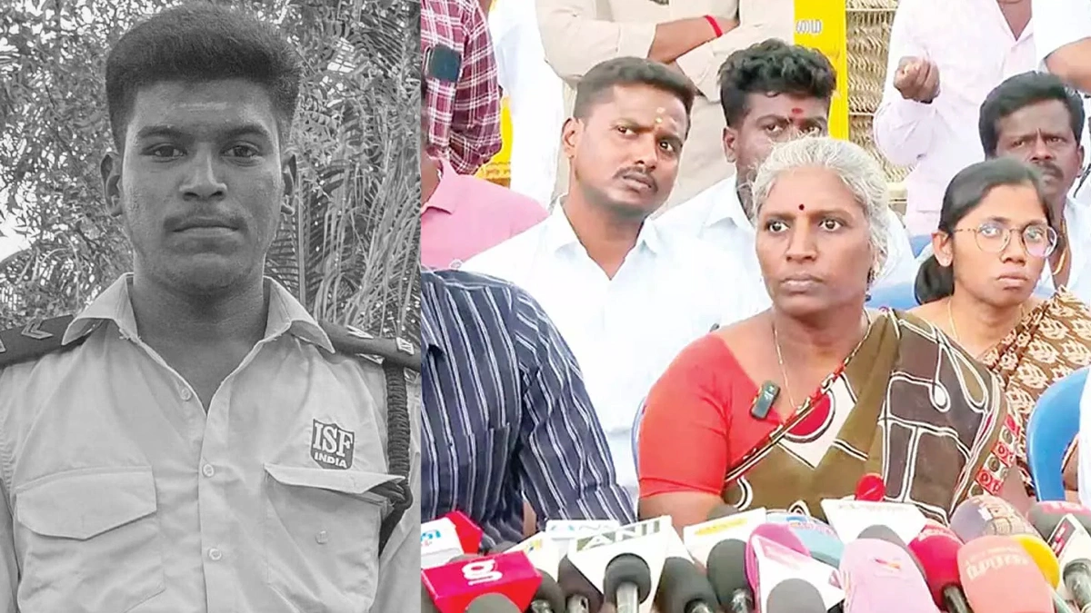 நாட்டையே உலுக்கிய காவலாளி கொலை வழக்கு… பொய் புகார் அளித்த நிகிதாவை கைது செய்ய வேண்டும்…. அஜித்குமாரின் தாய் கண்ணீர் மல்க பேட்டி…!!!