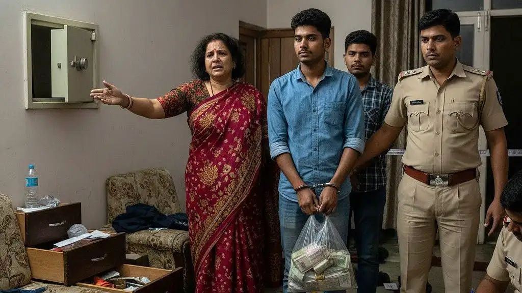 15 நிமிடத்தில் 3.25 லட்சம் காலி.. வீட்டிற்குள் நுழைந்து கத்திமுனை மிரட்டல்.. தந்தை இல்லாத நேரம் பார்த்து புகுந்த கும்பல்.. கைவரிசை காட்டியது யார் தெரியுமா?