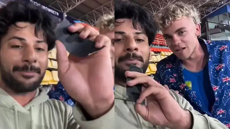 டி20 உலகக்கோப்பை… ஆஸி. ரசிகருக்கு பாகிஸ்தானியர் வழங்கிய பரிசு… மைதானத்தில் இப்படியா…? வீடியோவை பார்த்து கொந்தளிக்கும் நெட்டிசன்ஸ்… அப்படி என்ன கிப்ட் கொடுத்து இருப்பாரு..!