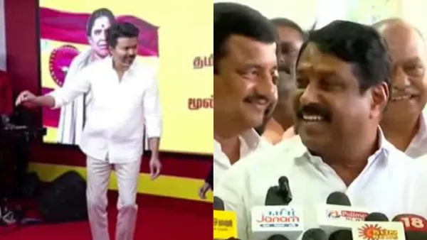 தம்பி விஜய்க்கு ஒண்ணுமே தெரியாது.. மேடையில் ஆடிய விஜய்யை லெஃப்ட் ரைட் வாங்கிய நயினார் நாகேந்திரன்..!!
