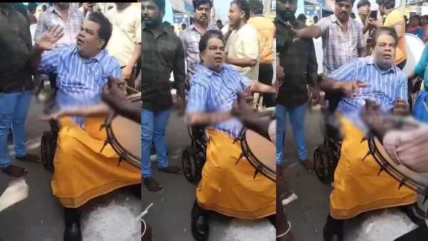 உடல்நலக்குறைவால் அவதிப்படும் நாட்டாமை பட வில்லன்… நடக்க கூட முடியாமல் வீல் சேரில்… வைரலாகும் உருக்கமான காட்சிகள்…!!!