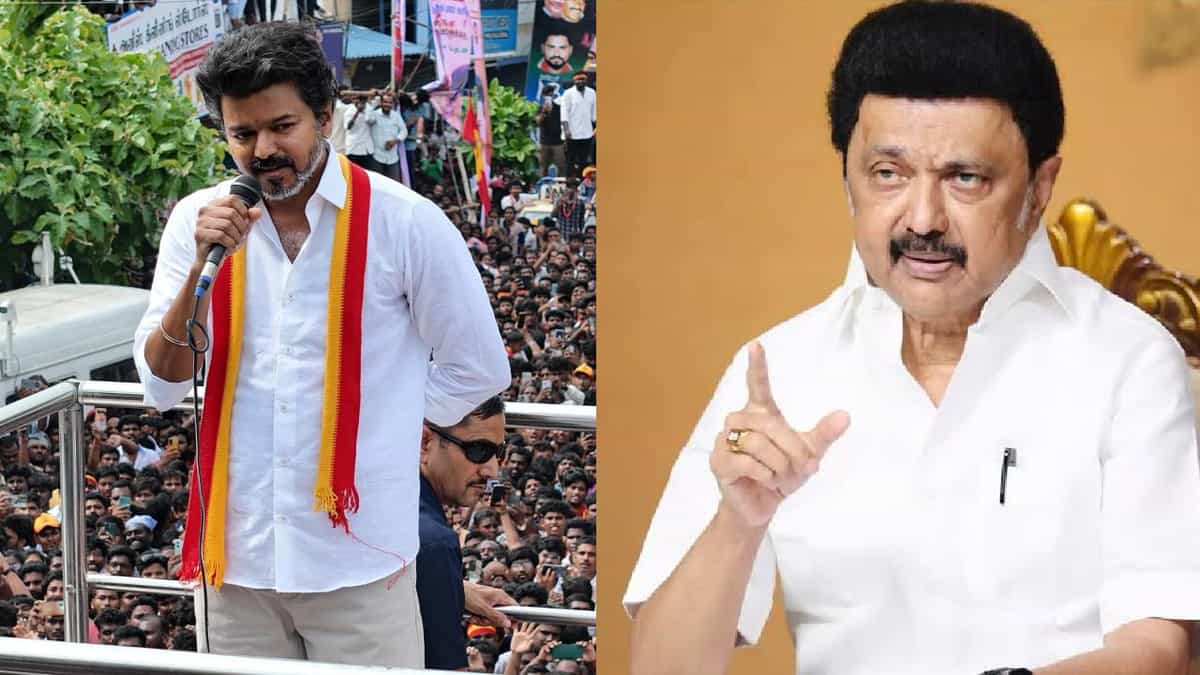 “ஊரார் வீட்டு நெய்ல உங்க வீட்டுக்கு ஸ்வீட்டா….? மக்கள் பணத்துல உங்க அப்பாக்கு சிலையா?” ஆளுங்கட்சியை அலறவிட்ட விஜய்….!!