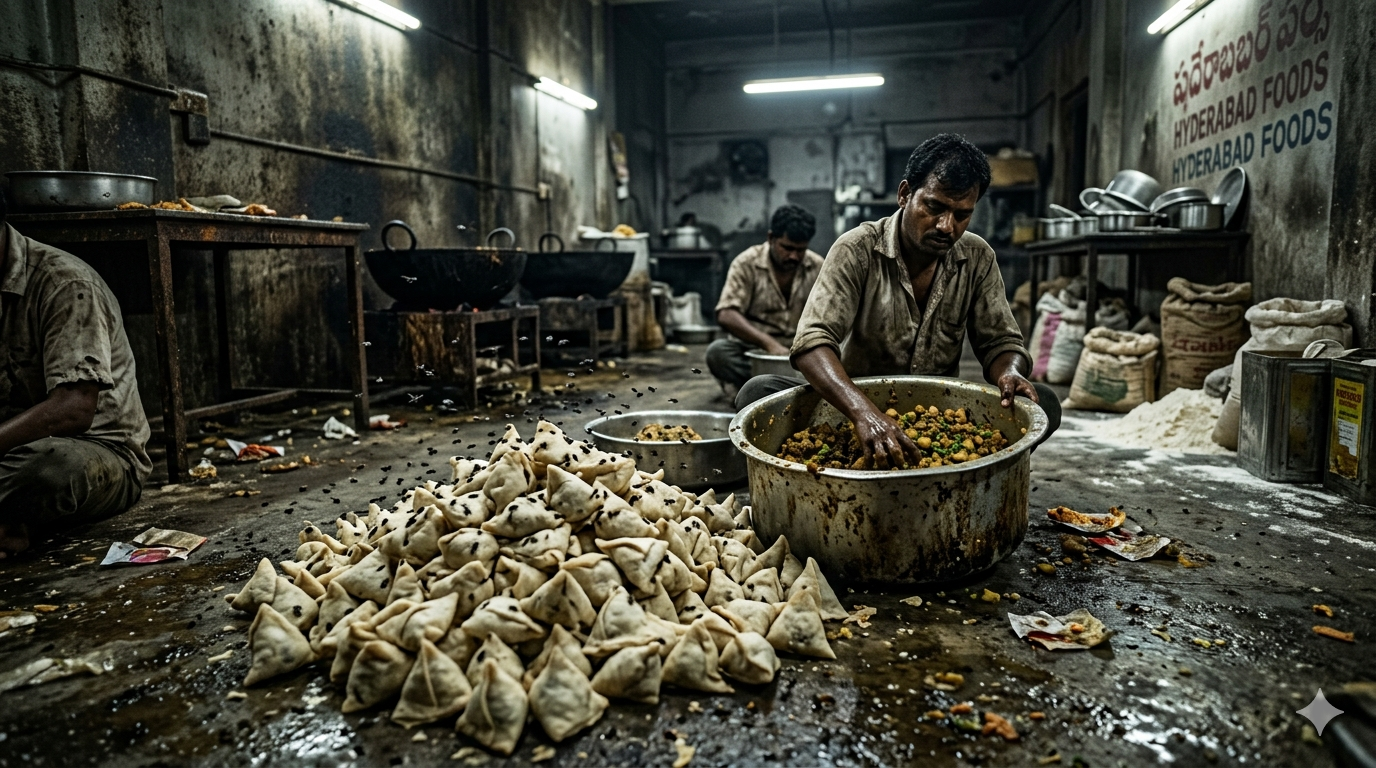 ​”சாப்பிடுறது சமோசாவா? இல்ல விஷமா?” குப்பை போல் தயாரிக்கும் கொடூரம்…. வைரலாகும் அதிர்ச்சி வீடியோ….!!