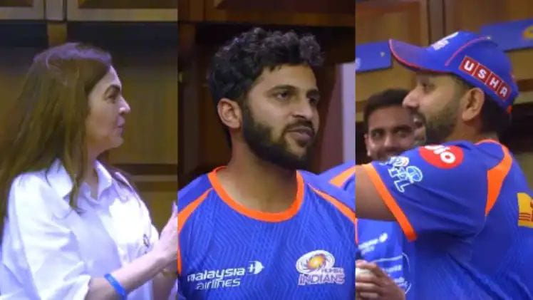 நீ ஏதாவது சொல்ல வறீயா..? நெட் பவுலராக இருந்து அசத்தலான பிளேயராக மாறிய ஷர்துல்… முகம் சிவக்க வைத்த ரோகித் சர்மா… நீதா அம்பானி முன்னிலையில் சுவாரஸ்யம்…!