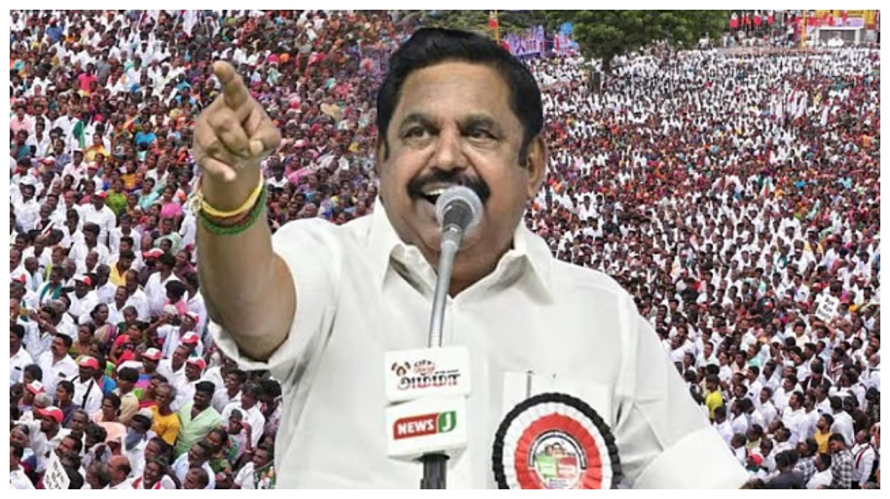 “தேர்தலுக்கு முன்பே முடிவாகிவிட்டதா?”.. இதை யாரும் எதிர்பார்க்கல… இபிஎஸ் பிரசாரத்தில் ‘நேம் போர்டு’ ஏந்தி வந்த நபரால் திடீர் பரபரப்பு..!!!