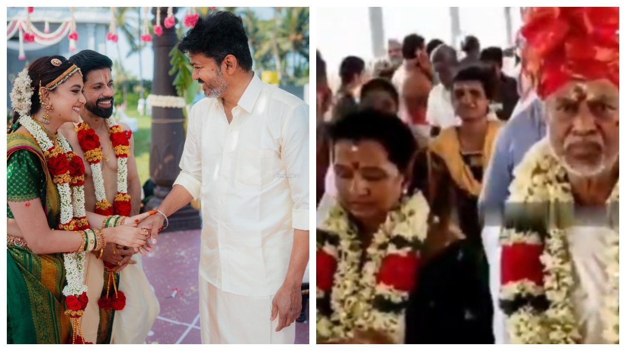 அப்பா – அம்மா திருமணத்திற்கு நோ… கீர்த்தி சுரேஷ் திருமணத்திற்கு மட்டும் ஸ்பெஷல் ஃபிளைட்டா?…  நடிகர் விஜய்யைச் சுற்றும் சர்ச்சைகள்…!!!