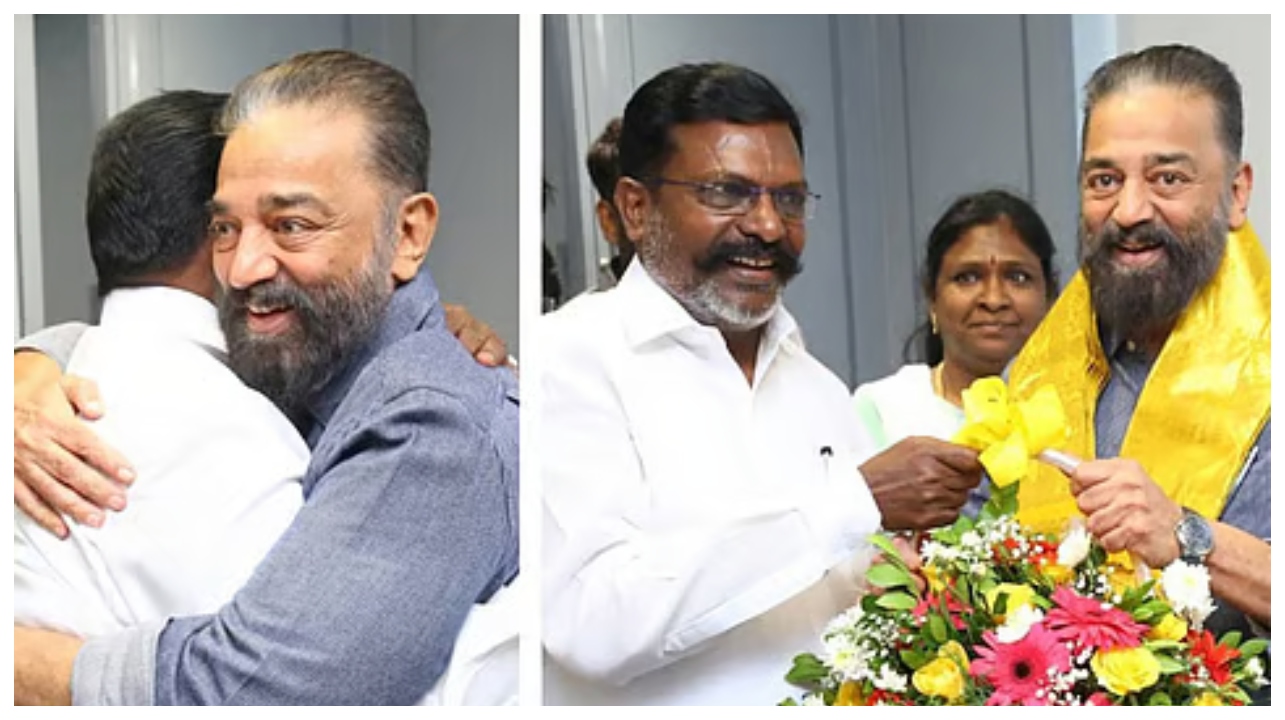 “இதென்ன புது கூட்டணி?”… தமிழினமே உங்களைப் பாராட்டுகிறது… மாநிலங்களவையில் கர்ஜித்த கமல் – உருகிப்போன திருமாவளவன்…!!!