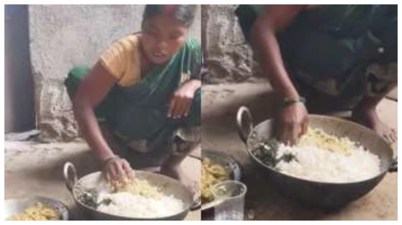 “வயதான காலத்திலும் இவ்வளவு உற்சாகமாக சாப்பிடுவதைப் பார்க்கவே வியப்பாக இருக்கிறது”… பாட்டியின் சாப்பாட்டுத் தட்டைப் பார்த்தால் உங்களுக்கே மயக்கம் வரும்…!!!