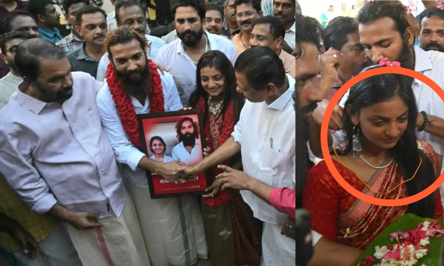இதுதான் உண்மையான கேரளா ஸ்டோரி..! “காதலனை கரம்பிடிக்க கேரளாவுக்கு சென்ற கும்பமேளா புகழ் பெற்றார் மோனலிசா”… புகழ்ந்த அமைச்சர்… என்ன நடந்தது..?