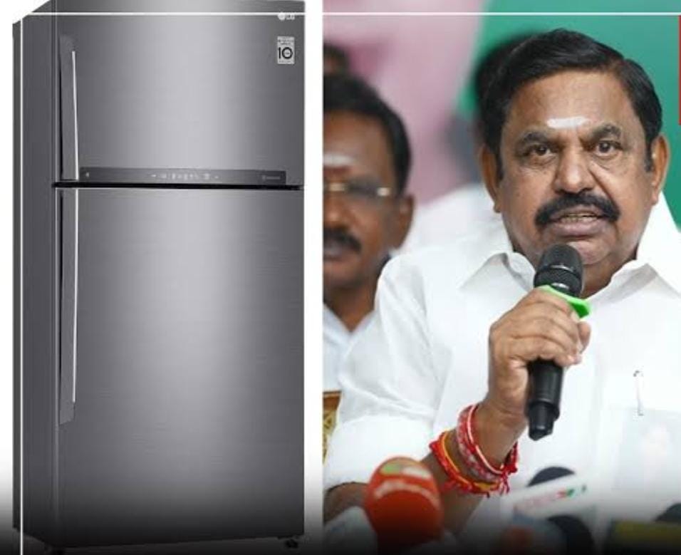 “அனைத்து அரிசி குடும்ப அட்டைதாரர்களுக்கும் இலவச பிரிட்ஜ்”…. அதிமுகவின் அதிரடி தேர்தல் அறிக்கை… யார் யாருக்கு கிடைக்கும்?… என்ன விலை…!!!