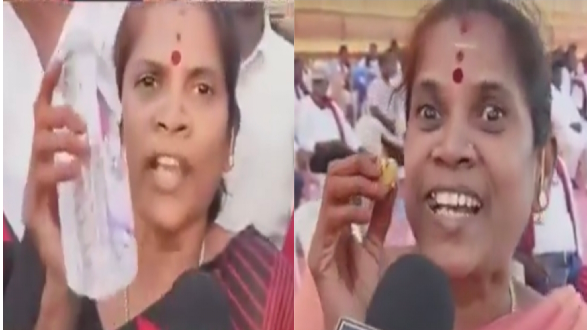 “மட்டன் பிரியாணி தர்றாங்கப்பா….” – திமுக vs தவெக சாப்பாடு…. ‘ஃபுட் ரிவ்யூ’ கொடுத்த பெண்…. கலாய்த்து தள்ளும் நெட்டிசன்கள்….!!