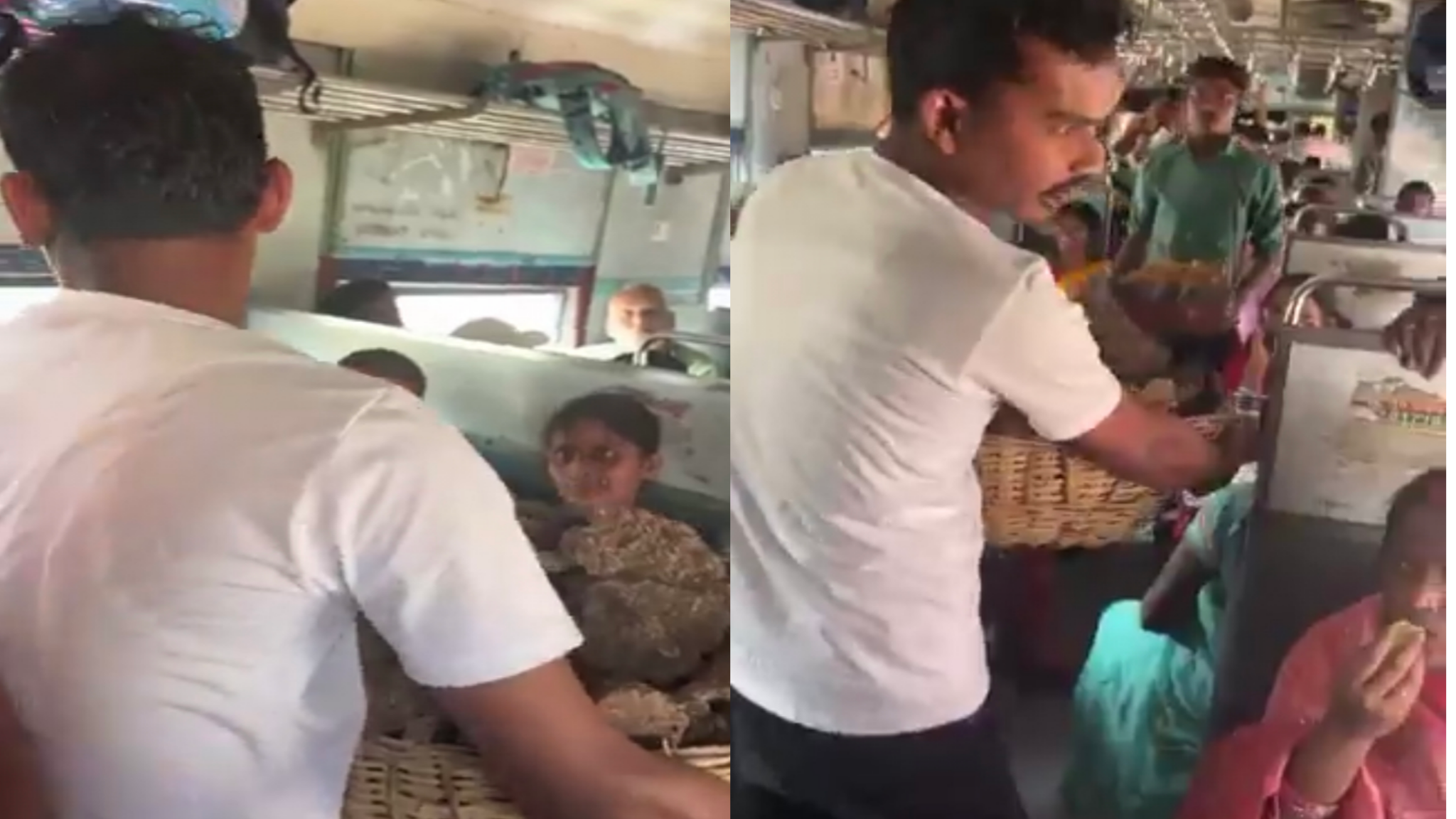 “கேஸ் சிலிண்டர் இல்லன்னா என்ன…. மாட்டு சானம் இருக்கு” ரயிலில் இளைஞரின் புது பிசினஸ்…. வைரலாகும் வீடியோ….!!