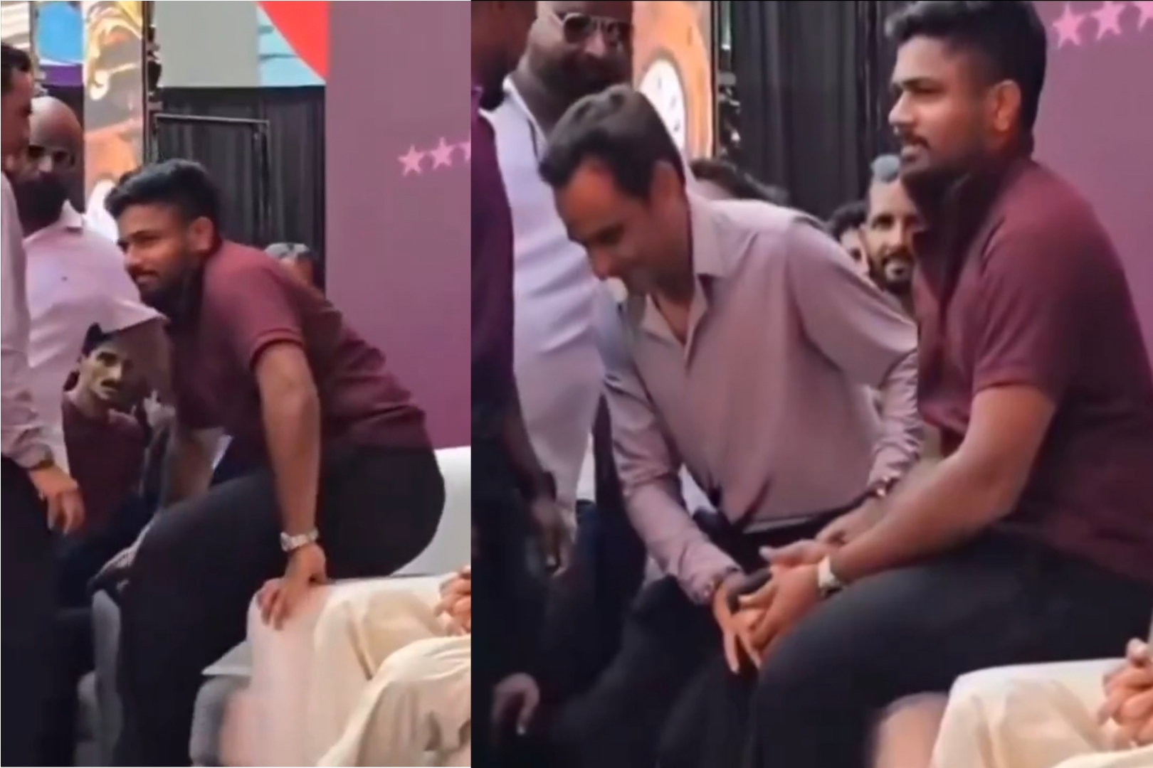 “மனுஷன்யா இவரு…. இதுக்காவே இவரைப் பிடிக்கும்” சஞ்சு சாம்சன் செய்த அந்த ஒரு விஷயம்…. வைரலாகும் ‘மெர்சல்’ வீடியோ….!!
