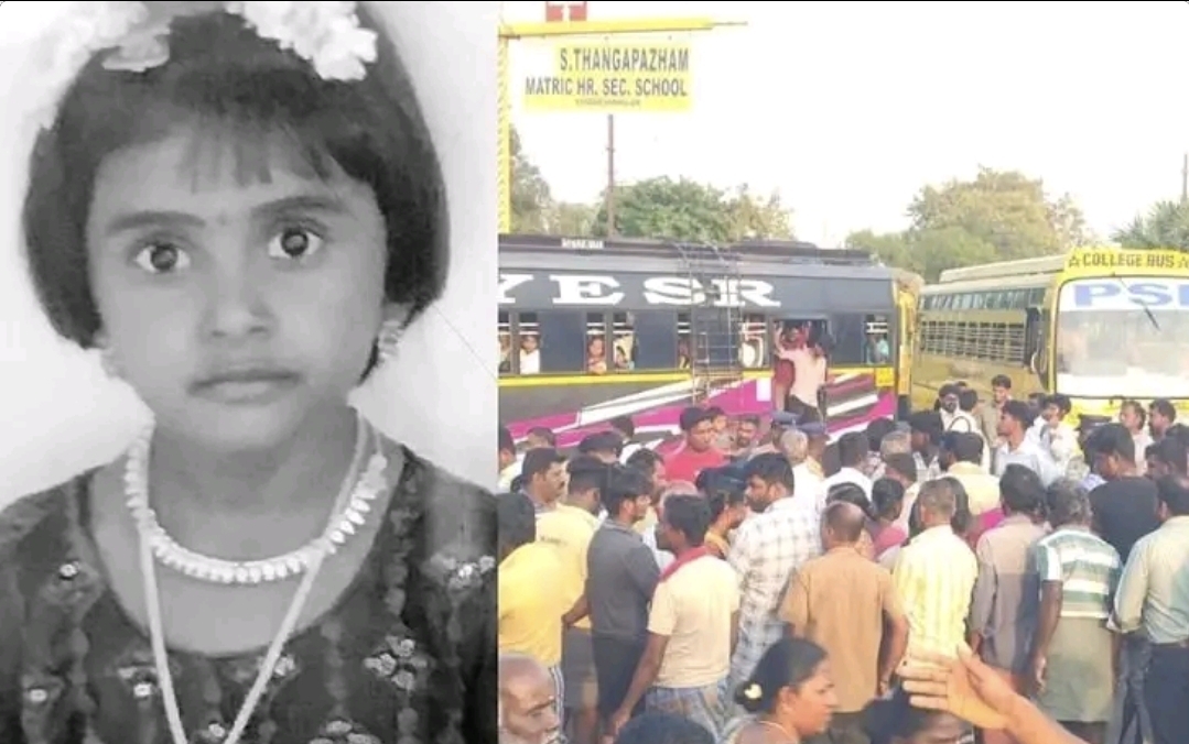 “கொலை வழக்கு பதிவு செய்யணும்” எல்கேஜி மாணவி கார் மோதின் உயிரிழப்பு…. பள்ளி வளாகத்தில் நடந்த கொடூரம்…. 17 மணிநேரமாகத் தொடரும் போராட்டம்….!!