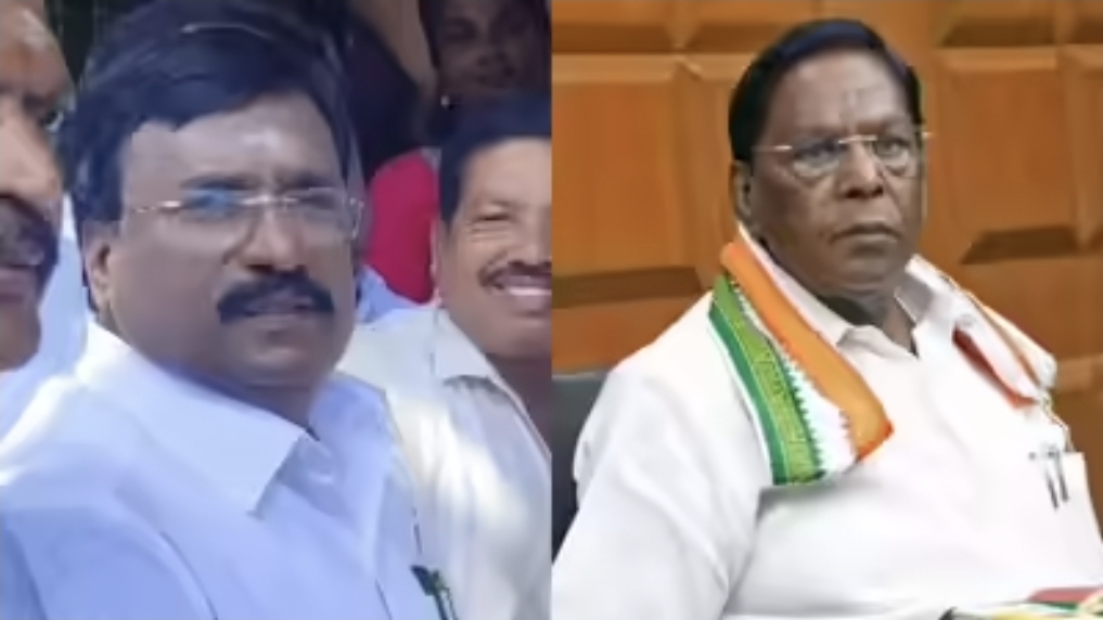 “ஒரே சீட்…. ரெண்டு வேட்பாளர்” புதுச்சேரியில் திமுக – காங்கிரஸ் இடையே வெடித்த நேரடி மோதல்…. 5 தொகுதிகளில் ரணகளம்….!!