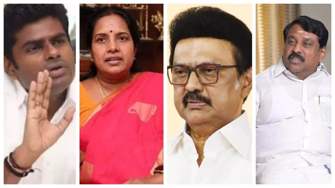 போலீஸ் ஸ்டேஷனில் காக்கிச்சட்டை அணிந்த பெண்ணுக்கே இந்த நிலைமை..! அப்போ மத்த பெண்களுக்கு… கொந்தளித்த பாஜக தலைவர்கள்… திமுகவுக்கு கடும் கண்டனம்..!!