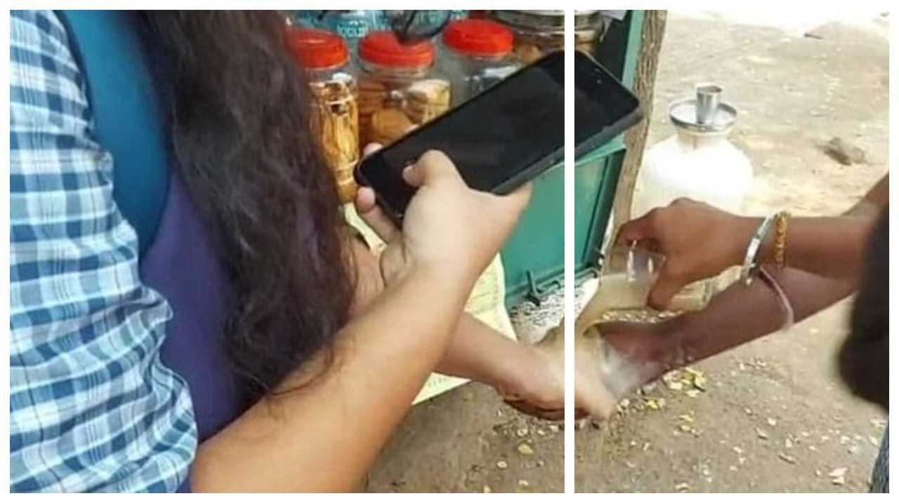பொது தேர்வு சமயத்தில் இப்படியா..? “கொதிக்கும் டீயை கையில் ஊற்றி வீடியோ எடுத்த பிளஸ் 2 மாணவிகள்” .. நட்பை நிரூபிக்க விபரீத யோசனை..!!