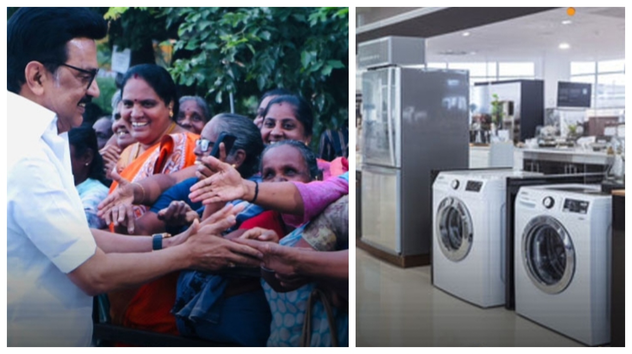 Breaking: இனி பிரிட்ஜ், டிவி, வாஷிங் மெஷின் எல்லாமே வாங்கலாம்… இல்லத்தரசிகளுக்கு ரூ.8000 இலவச கூப்பன்… திமுகவின் மெகா ஜாக்பாட் அறிவிப்பு..!!!