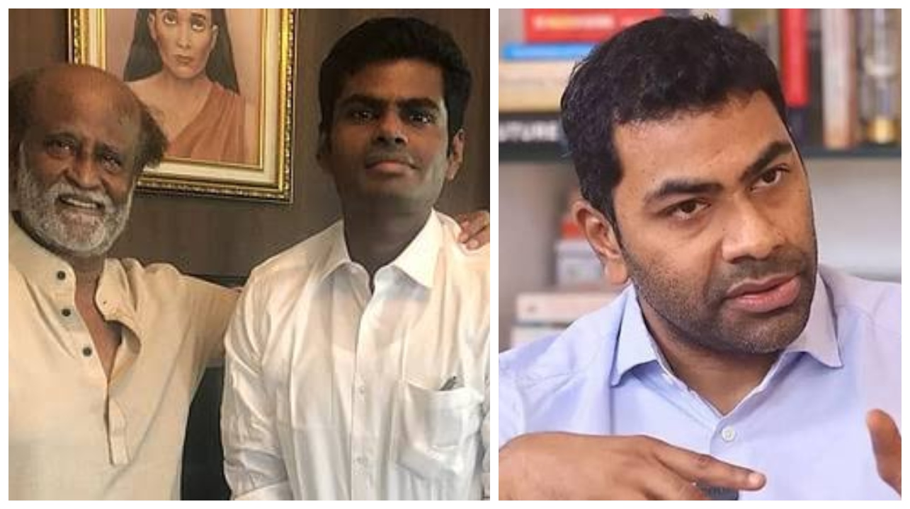 யாராலும் எட்டிப்பிடிக்க முடியாத உயரம்…. மாமனார் பணத்தில் அரசியல் செய்பவர்கள் ரஜினியைப் பேசுவதா?… ஆதவ் அர்ஜூனாவை மறைமுகமாக சாடிய அண்ணாமலை…!!!