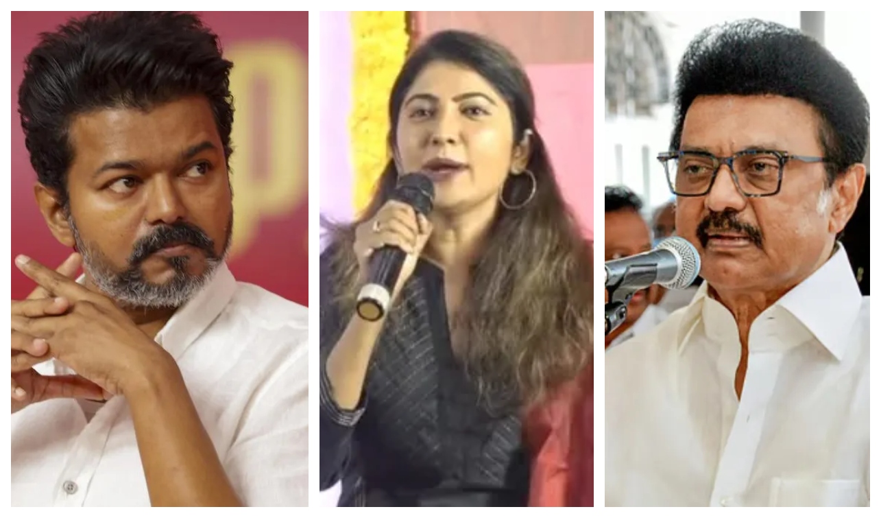 தமிழ்நாடு திராவிட கோட்டை…! “எங்களுக்கு தளபதி மு.க ஸ்டாலின் தான்”… ஸ்டார் கடப்பாரையை வச்சு கூட உடைக்க முடியாது… அட்டாக் மோடில் ஜூலி…!!!