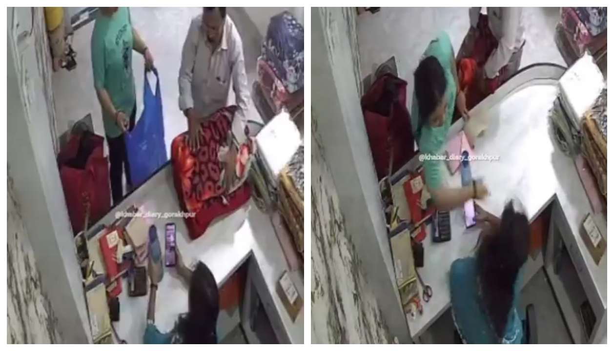 வெறும் 50 ரூபாய்க்காக இப்படியா? ட்ரை கிளீனிங் கடையில் பெண் ஊழியருக்கு விழுந்த அறை.. பதறவைக்கும் சிசிடிவி காட்சி..!!