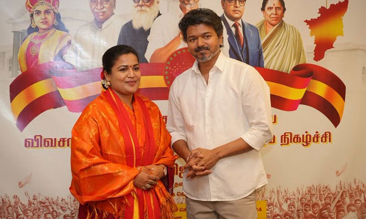 “எது வொர்த் இல்லை தலைவா? உங்கள் மனைவியா?” – விஜய்க்கு தவெக பெண் நிர்வாகி ரஞ்சனா நாச்சியார் விடுத்த பகிரங்க சவால்..!!
