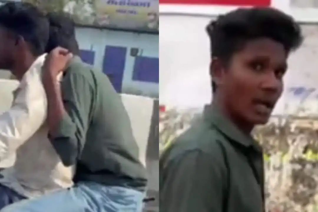 உன் அக்கா, அம்மாவை இப்படிப் பேசுவியா?… வம்பு செய்த இளைஞர்களுக்கு தர்ம அடி கொடுத்த பெண்கள்…. வீடியோ வெளியாகி பரபரப்பு…!!!