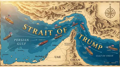 “Strait of Trump”…. ஹார்முஸ் ஜலசந்தி பெயரை வரை படத்தில் மாற்றிய அமெரிக்க அதிபர்… அதிர்ச்சியில் ஈரான்…!!!