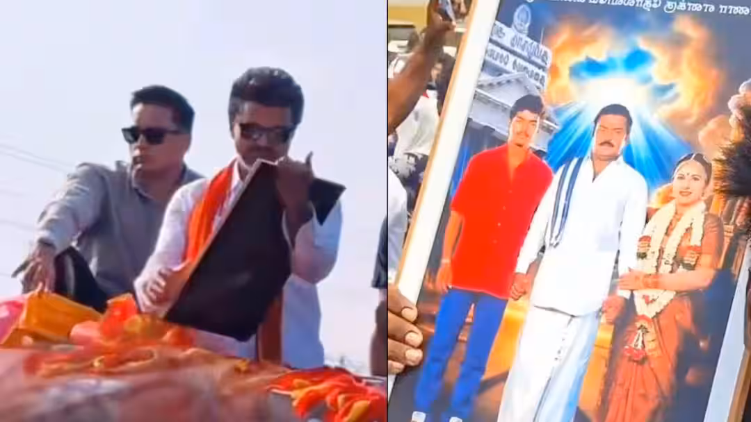 “சங்கீதா பர்த்டே…. விஜய் கையில் கொடுத்த அந்த ஒரு கிப்ட்” கண் கலங்கி நின்ற தளபதி….!!