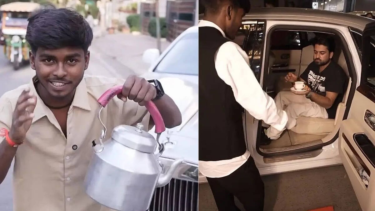 “₹1 லட்சம் வாடகை.. ரோல்ஸ் ராய்ஸில் டீ வியாபாரம்!” – ஷாக் கொடுத்த இன்ஸ்டா பிரபலம்.. 23 மில்லியன் பேரை வியக்க வைத்த ‘லக்ஸரி’ ஐடியா..!!