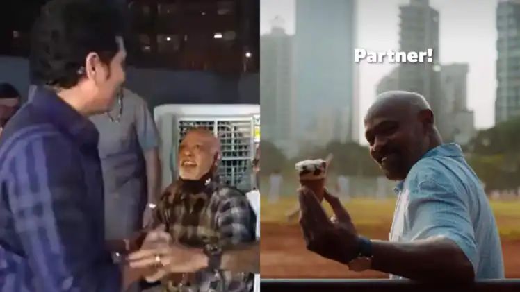 மாஸ்டர் பிளாஸ்டருக்கு பார்ட்னர் கொடுத்த சர்ப்ரைஸ்…! “அதை  மறக்க முடியுமா”..? சச்சினுக்காக வினோத் காம்ப்ளி செய்த அல்டிமேட் செயல்..!!!