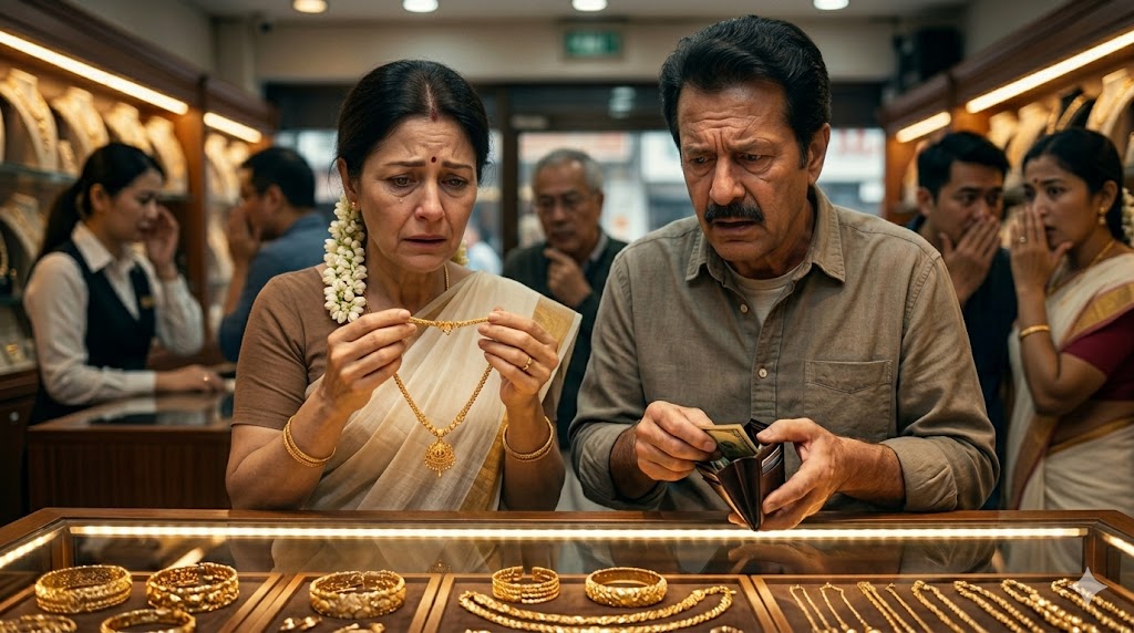 “விலை ஏறுதே.. ஏறுதே..!”   – புதிய உச்சத்தைத் தொட்ட ஆபரணத் தங்கம்.. இன்று ஒரே நாளில் ₹800 உயர்வு.. நகைப்பிரியர்களுக்குப் ஷாக்..!!