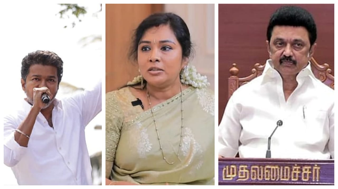 விஜயை தப்பா எடை போடாதீங்க…! “யாருக்குமே மெஜாரிட்டி கிடைக்காது”.. தமிழ்நாட்டில் தொங்கு சட்டசபை… புது குண்டை தூக்கிப்போட்ட மு.க அழகிரி மகள்… திமுகவுக்கு எச்சரிக்கை…!!!