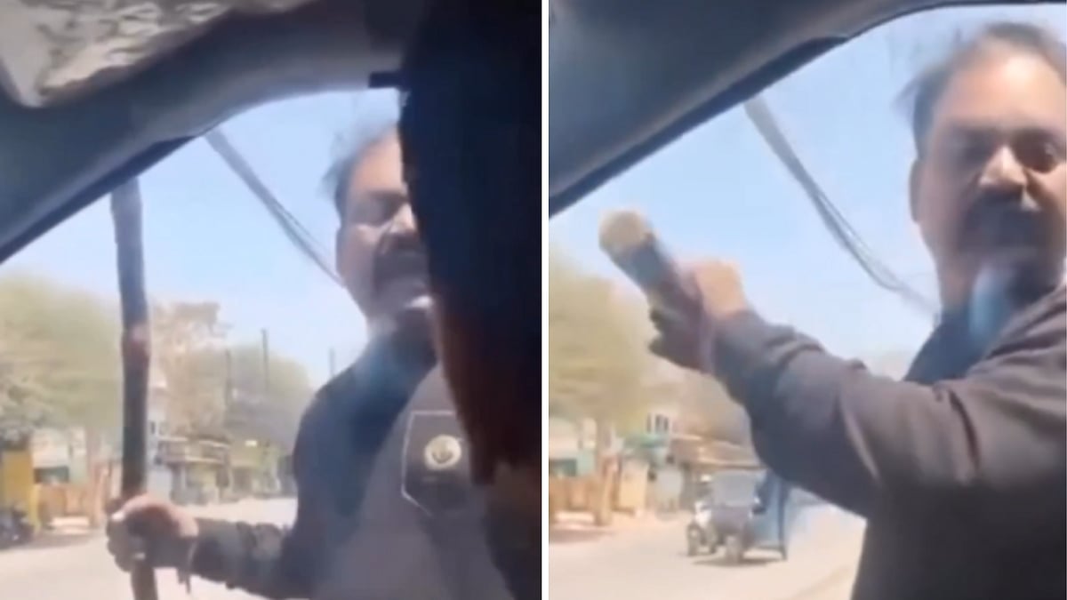 “அண்ணா வண்டில குழந்தைங்க இருக்காங்கண்ணா…. விட்டுடுங்க” கையில் தடியுடன் குடும்பத்தைத் மிரட்டிய மர்ம நபர்…. வைரலாகும் பகீர் வீடியோ….!!