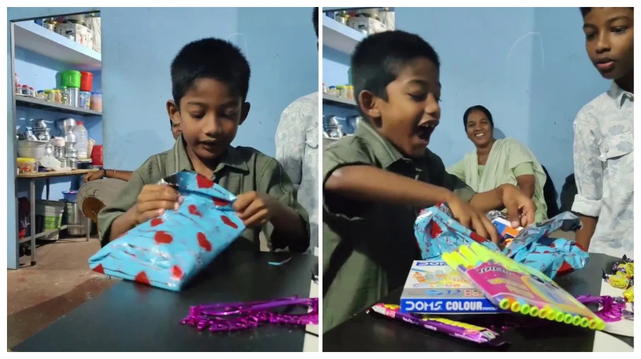 “வெறும் நோட்டுப் புத்தகத்திற்கு இப்படியொரு ரியாக்ஷனா?”… 2 கோடி பேர் பார்த்த அந்த வீடியோ… இணையத்தை ஆக்கிரமிக்கும் 5 வயது சிறுவனின் ஆனந்தக் கண்ணீர்…!!!