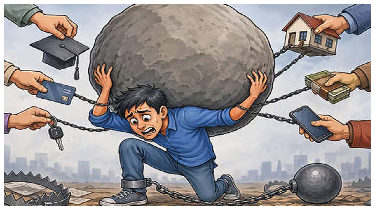 30 வயதிற்கு உட்பட்டவரா நீங்கள்?… ரூ. 2.7 லட்சம் கடன் சுமை… ஒவ்வொரு இளைஞரின் தலையிலும் இருக்கும் கத்தி… அதிர்ச்சி ரிப்போர்ட்…!!!