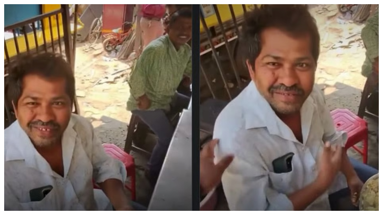 “உங்க மனசு தங்கம் சார்”… அந்நியருக்கு தன் உணவை அள்ளி கொடுத்த நபர்… கடைசியில் நடந்த ட்விஸ்ட் தான் ஹைலைட்… வைரலாகும் மும்பை மனிதம்…!!!